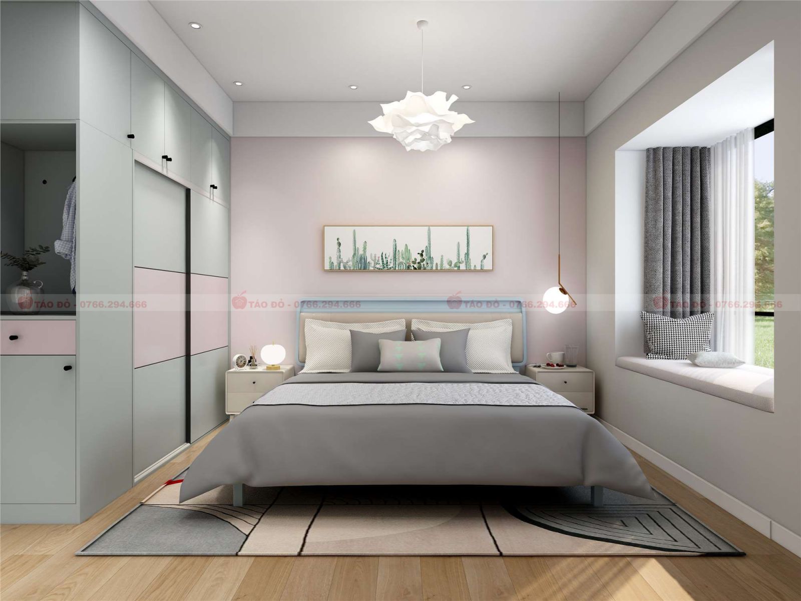 Thiết kế nội thất khu vực phòng ngủ