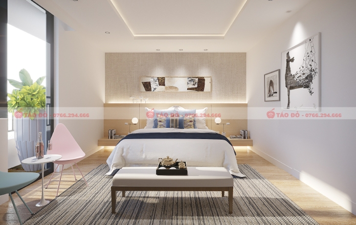 Thiết kế nội thất cho khách sạn An Tín Hotel -  chủ đầu tư chú Tăng khu đô thị Waterfront